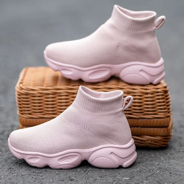 childrens sneakers mesh breathable outdoor sports trendy high-top summer walking trendy 2025 new original running shoes for kids - Image 2