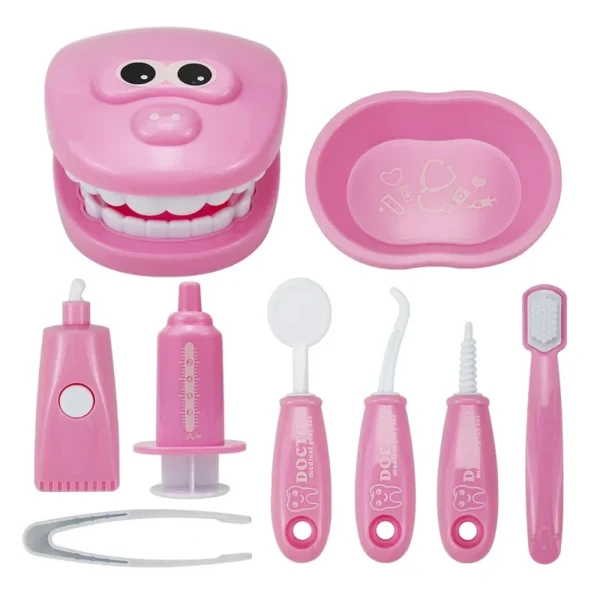 1/9pcs Montessori Educational Toys for Children Early Learning Doctors Role Play Kids Intelligence Brushing Tooth Teaching Aids - Image 3