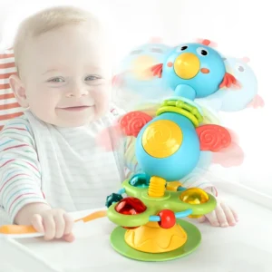 Cartoon Baby soothing ringing toy with fun sound effects nursery rhyme baby dining table suction cup puzzle early education toy