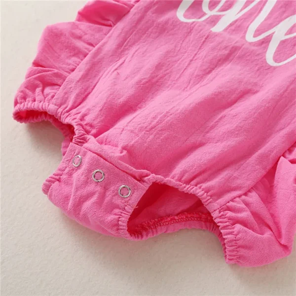 0-24months Baby Girls Summer Bodysuit Sleeveless Edge Romper For Infant Girls Sleeveless Casual Playsuit - Image 6