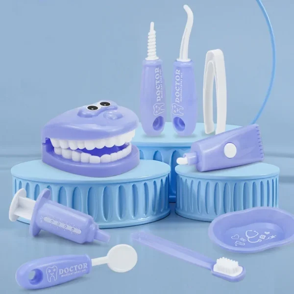 1/9pcs Montessori Educational Toys for Children Early Learning Doctors Role Play Kids Intelligence Brushing Tooth Teaching Aids - Image 5