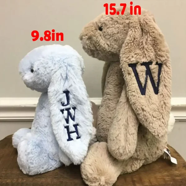 Personalied Baby Gifts Embroidered Plush Bunny Toys with Kids Customized Name First Easter Boys Girls Birthday Gifts Children - Image 3
