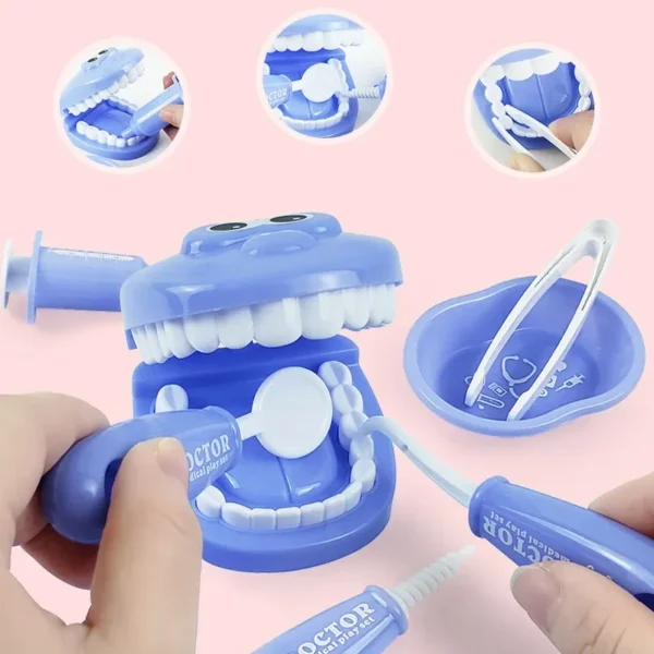 1/9pcs Montessori Educational Toys for Children Early Learning Doctors Role Play Kids Intelligence Brushing Tooth Teaching Aids - Image 4