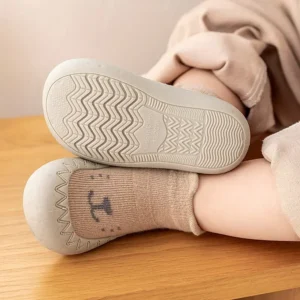 2025 Baby Socks Shoes Cute Cartoon Kids Boy Shoes Soft Rubber Sole Child Floor Sneaker BeBe Booties Toddler Girls First Walker