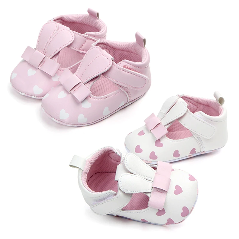 Princess Girl Shoes Soft Sole Footwear Toddler Cute Rabbit Ears Dress Flat for 1 Year Newborn Birthday Gifts Baby Items