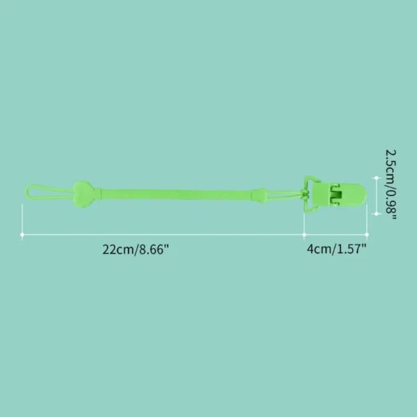Silicone Chain Fastened Strap for Baby Pacifier Teething Clip Newborn Teether Chain Nipple Holder Nursing Accessories - Image 7