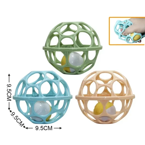 Baby Hand Rattle Soft Ball Toys Newborn Grasping Teethers Hand Bell Sensory Toys Kids Educational Toys for 0-12 Months Baby - Image 10